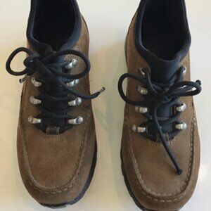 Lands End Gem Suede Hiking Boys Shoes, Size 6.5 B
